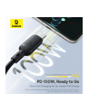 Baseus Rapid Series 3-w-1 USB-A 100W 1.5m, czarny - nr 13
