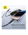 Baseus Rapid Series 3-w-1 USB-A 100W 1.5m, czarny - nr 2