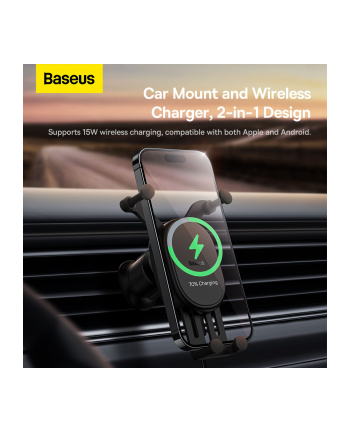 Baseus Stable Gravitational uchwyt na telefon Pro 15w nr 2