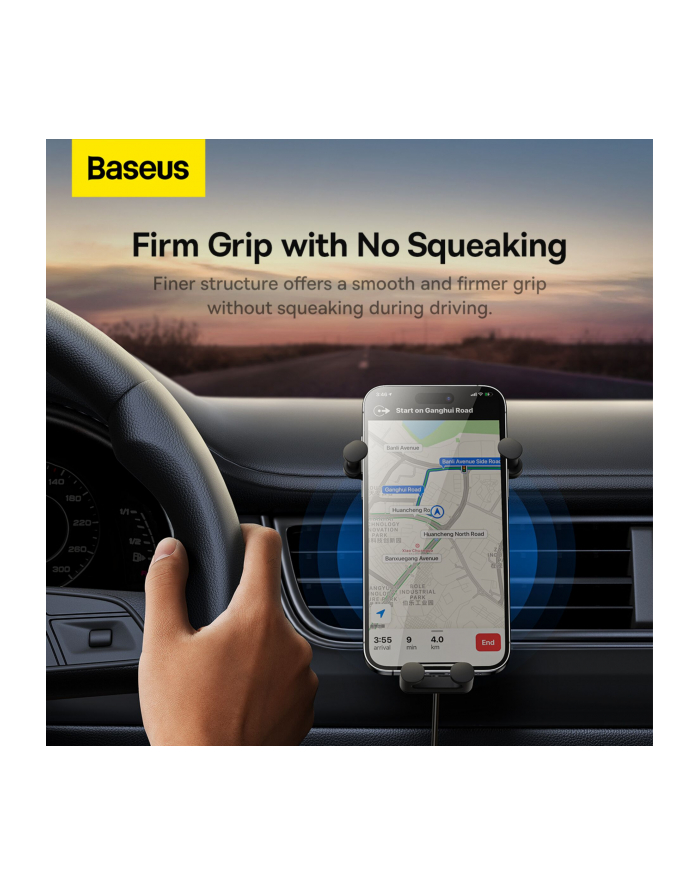 Baseus Stable Gravitational uchwyt na telefon Pro 15w główny