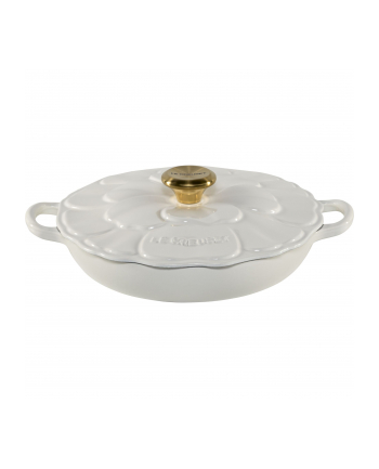 Le Creuset Gourmet-Profitopf Blume 26 cm BIAŁY nr 1