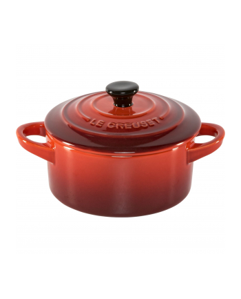 Le Creuset Stoneware Set of 4 petite Casseroles 10x5cm volcan. nr 2