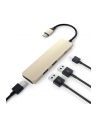 Satechi Type-C USB Passthrough HDMI Hub gold - nr 9