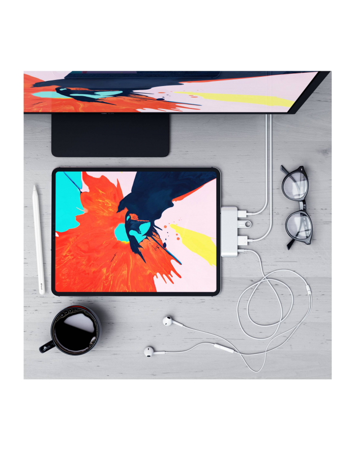 Satechi Aluminum Type-C Mobile Pro Hub silver główny