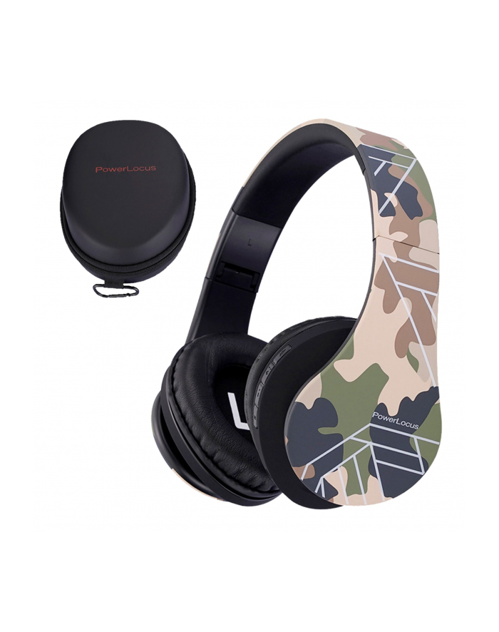 PowerLocus P2 Kids sluchawki dla dzieci    kamuflaz główny