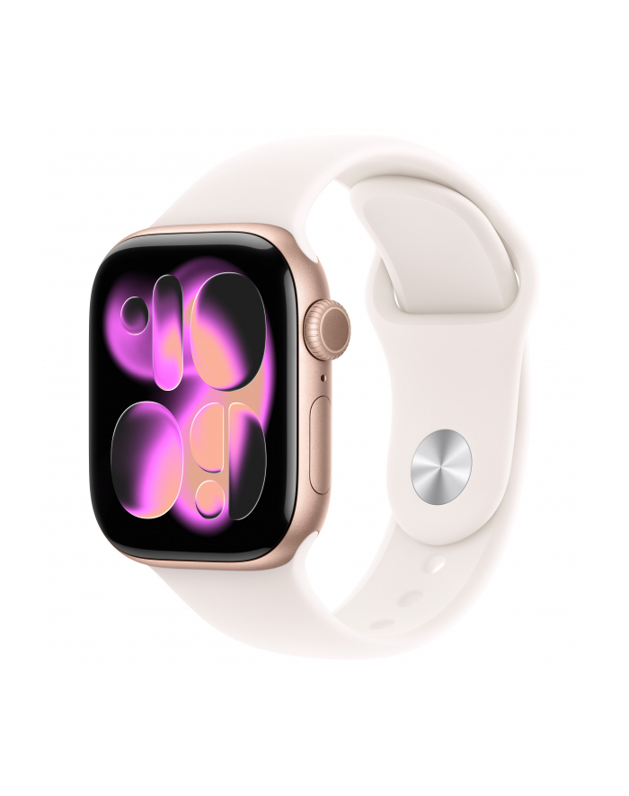 Apple Watch 11 42mm GPS Alu S/M Sport Band rose gold/light blush główny