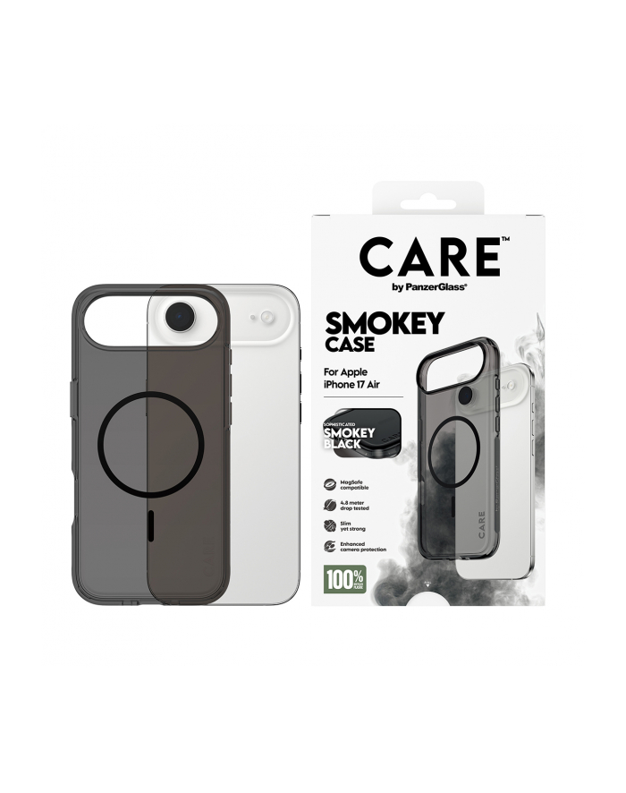 CARE by PanzerGlass Case Urban Expl Smokey BK MagSafe iP Air główny