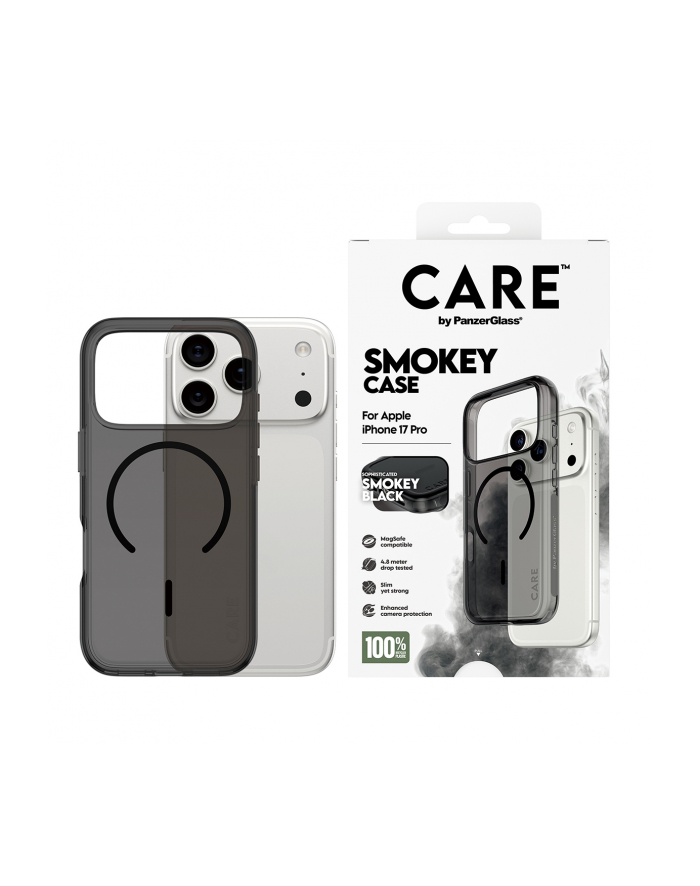CARE by PanzerGlass Case Urban Expl Smokey BK MagSafe iP 17 Pro główny