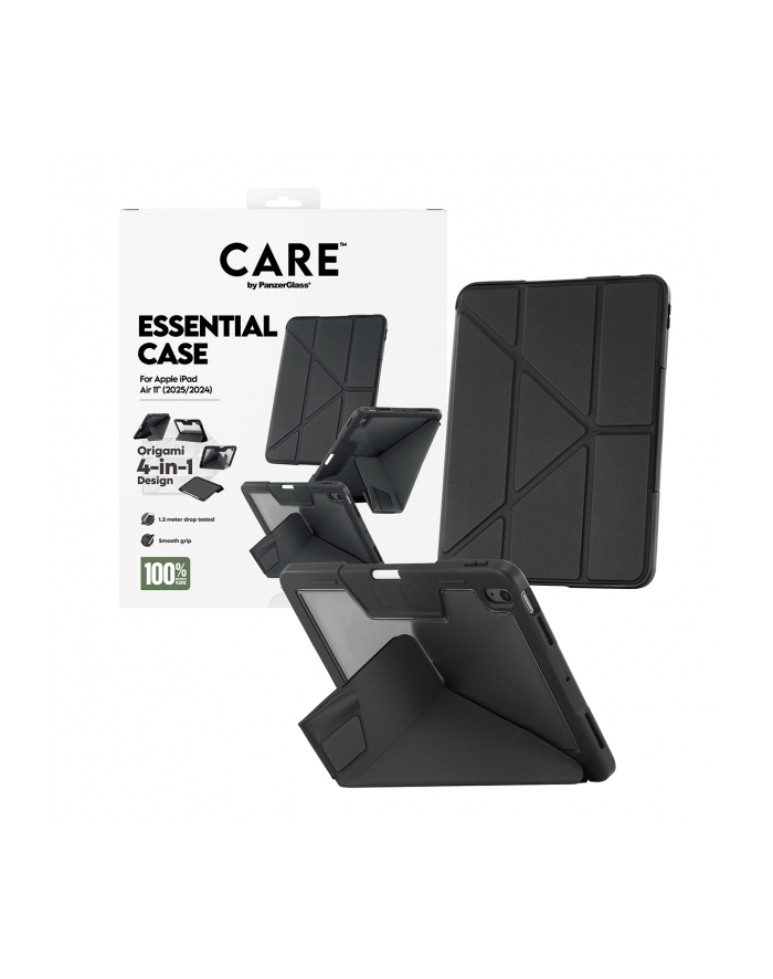 CARE by PanzerGlass TPU  czarny Essential etui iPad Air 11 główny