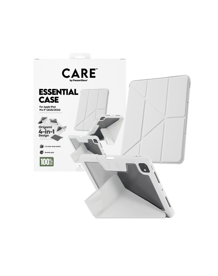 CARE by PanzerGlass TPU Essential etui iPad Pro 11 szary główny