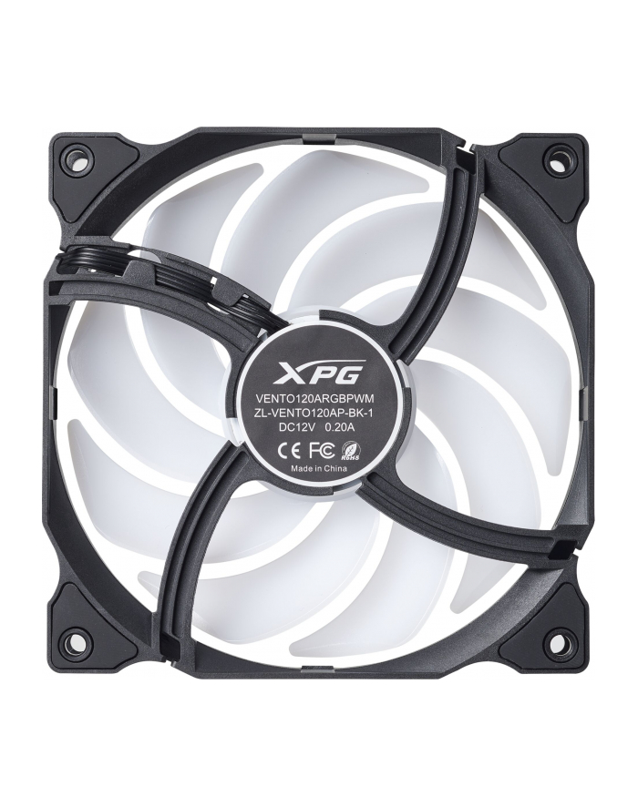 Adata Vento 120 ARGB PWM 120mm Czarny (VENTO120ARGBPWMBKCWW) główny