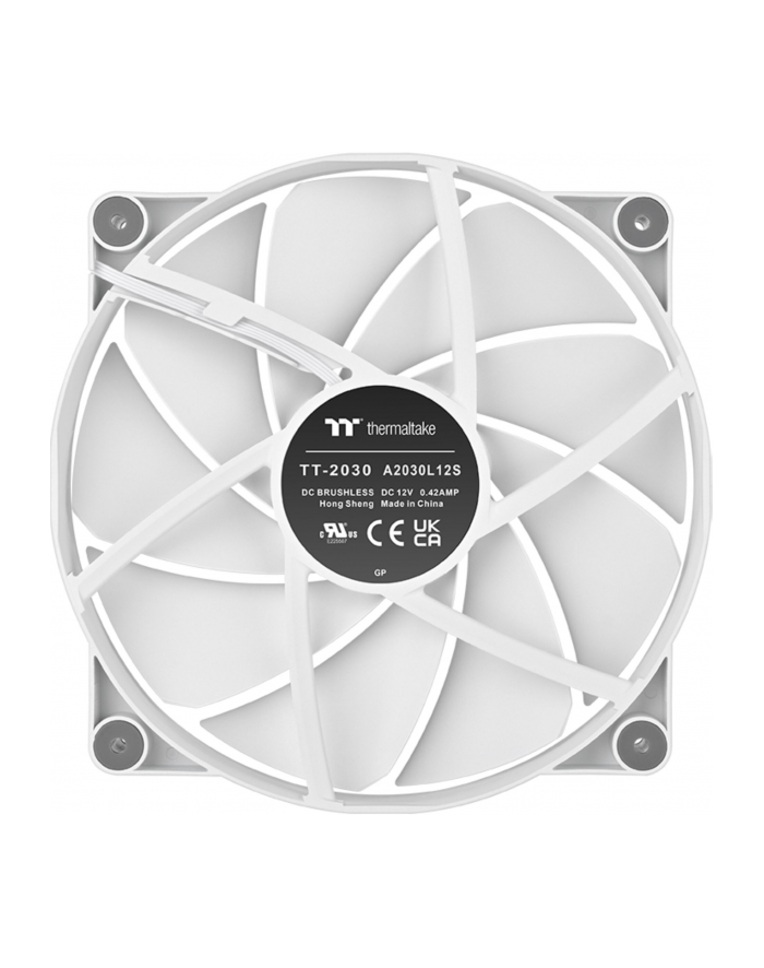 Thermaltake CT200 Biały 200 x 200 x 30 mm (CT200PCCOOLINGFANWHITESINGLEPACK) główny
