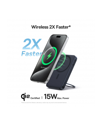 Baseus Powerbank Indukcyjny Picogo Qi2 5000 Mah 20W Czarny nr 1