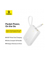 Baseus Picogo Digital Display 10000Mah 45W Biały - nr 5