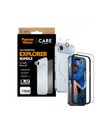 Panzerglass Zestaw Ochronny Care By Flagship Explorer 3W1 Etui Szkło Lens Do Iphone Air nr 1