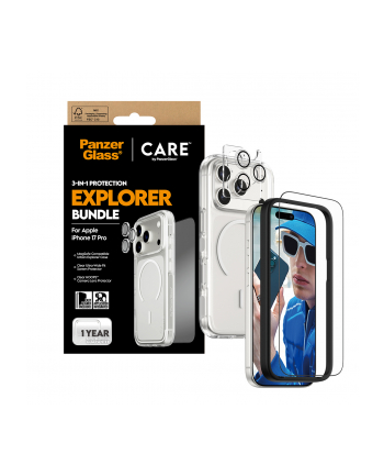 Panzerglass Zestaw Ochronny Care By Flagship Explorer 3W1 Etui Szkło Lens Do Iphone 17 Pro nr 2