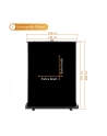 walimex pro Roll-up Panel Background 155x200cm black - nr 3