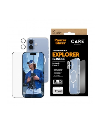 PanzerGlass CARE by PanzerGlass 3-w-1 Explorer zestaw iP 17 nr 1