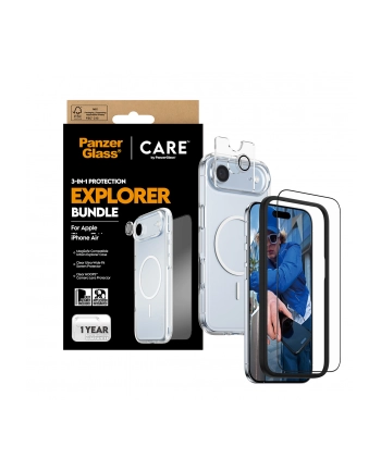 Panzerglass Zestaw Ochronny Care By Flagship Explorer 3W1 Etui Szkło Lens Do Iphone Air nr 1