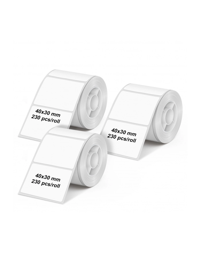 1x3 Olympia Etikettenrolle 40 mm x 30 mm biały (690 szt.) główny