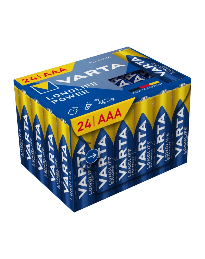 1x24 Varta Longlife Power AAA LR 3 Cube Pack24 główny
