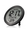 KIENZLE DCF Radio-Control. Wall Clock w. Room Temp.Display black - nr 1