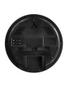 KIENZLE DCF Radio-Control. Wall Clock w. Room Temp.Display black - nr 2