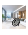 KIENZLE DCF Radio-Control. Wall Clock w. Room Temp.Display black - nr 6