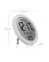KIENZLE DCF Radio-Control.Wall Clock w.Room Tep.Display BIAŁY - nr 4