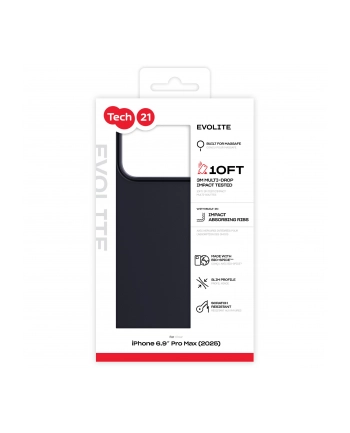 tech 21 Tech21 EvoLite etui MagSafe do iPhone17 Pro Max czarny