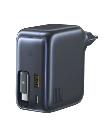 Baseus EnerCore CJ11 Charger Retractable 2C+U 100W EU Black