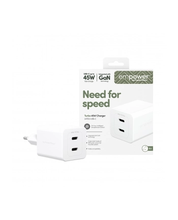 PanzerGlass empower 45W Charger 2x USB-C White
