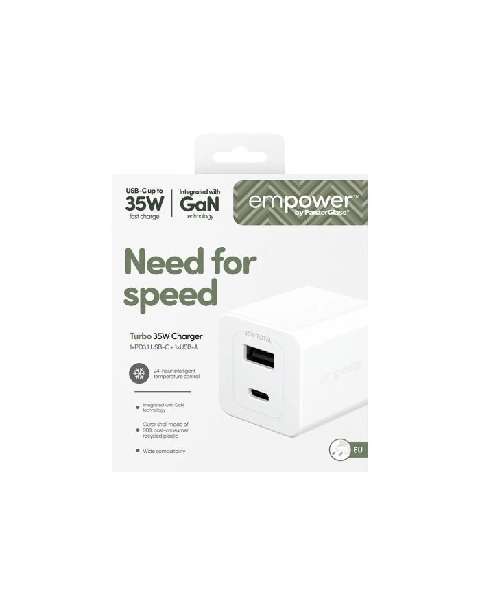 PanzerGlass empower 35W Charger USB-C + USB-A White główny