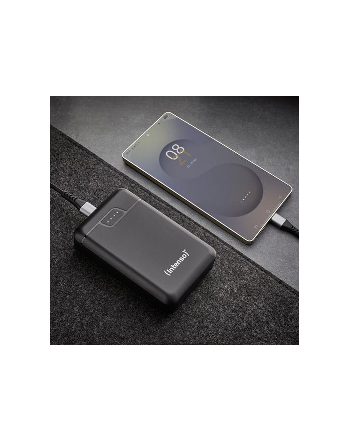 Intenso Powerbank B10000   black 12W include USB-A to Type-C główny