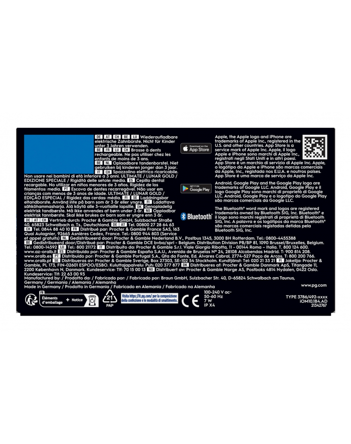 Oral-B iO Series 10 Lunar Gold Special Edition black główny