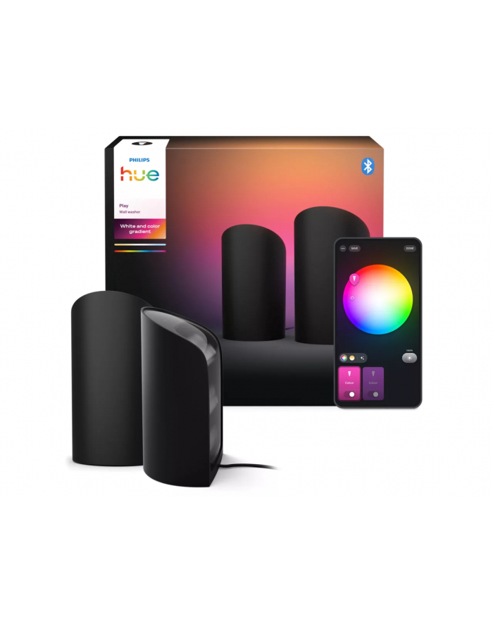 Philips Hue Play Wallwasher Doppelpack czarny główny