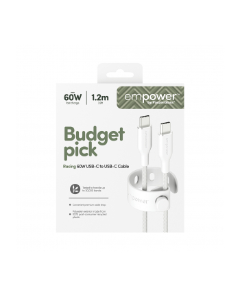 PanzerGlass empower 60W USB-C to USB-C Cable USB 2.0 1.2M White nr 2
