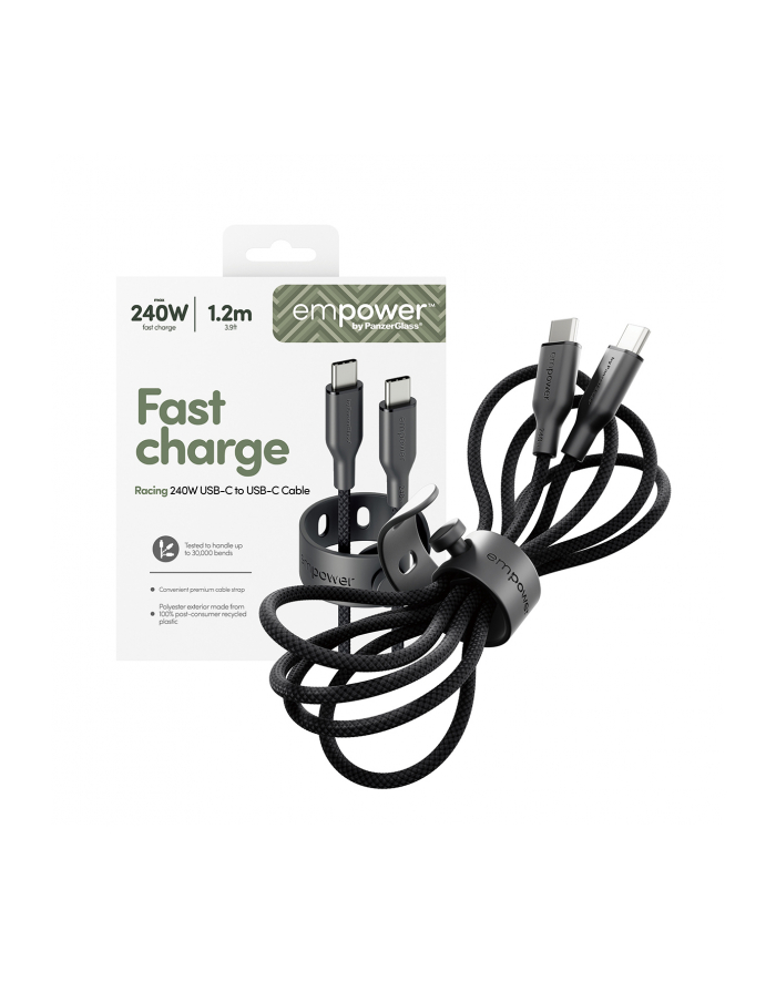 PanzerGlass empower 240W USB-C to USB-C USB 2.0 1.2M black główny