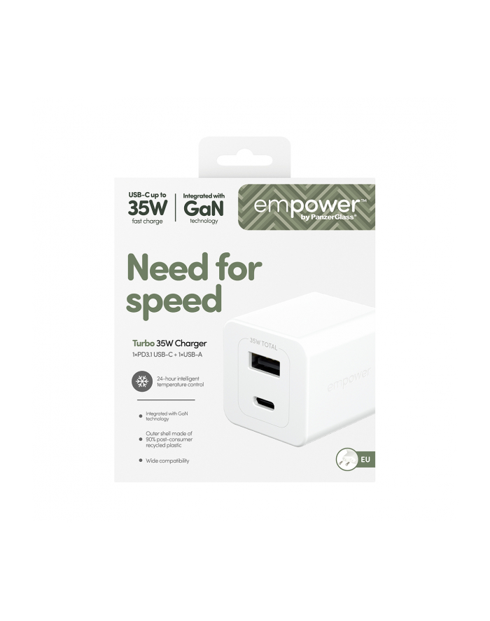 PanzerGlass empower 35W Charger USB-C + USB-A White główny
