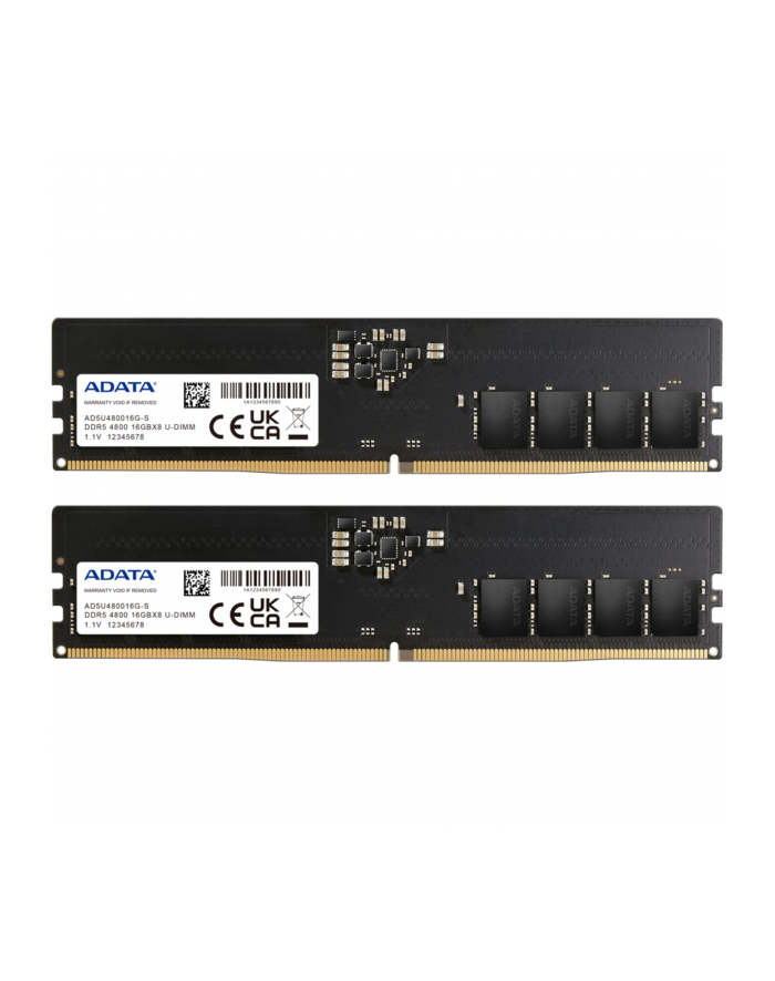 ADATA DDR5 4800 U-DIMM      32GB Dual Box 2x16GB główny