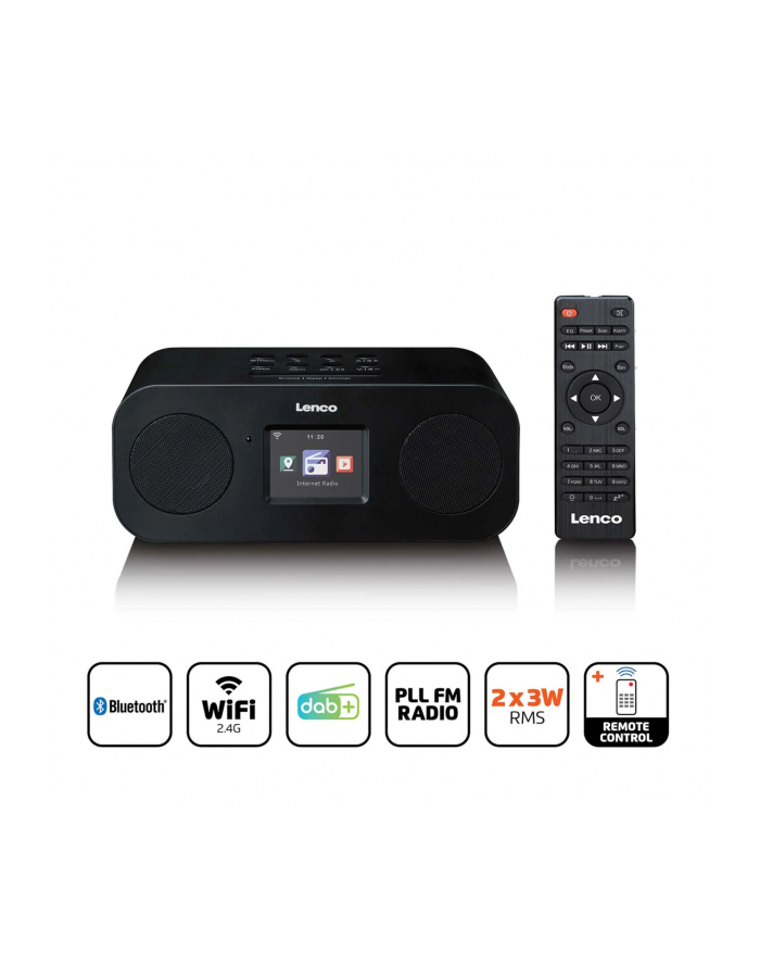 Lenco DIR-121BK czarny główny