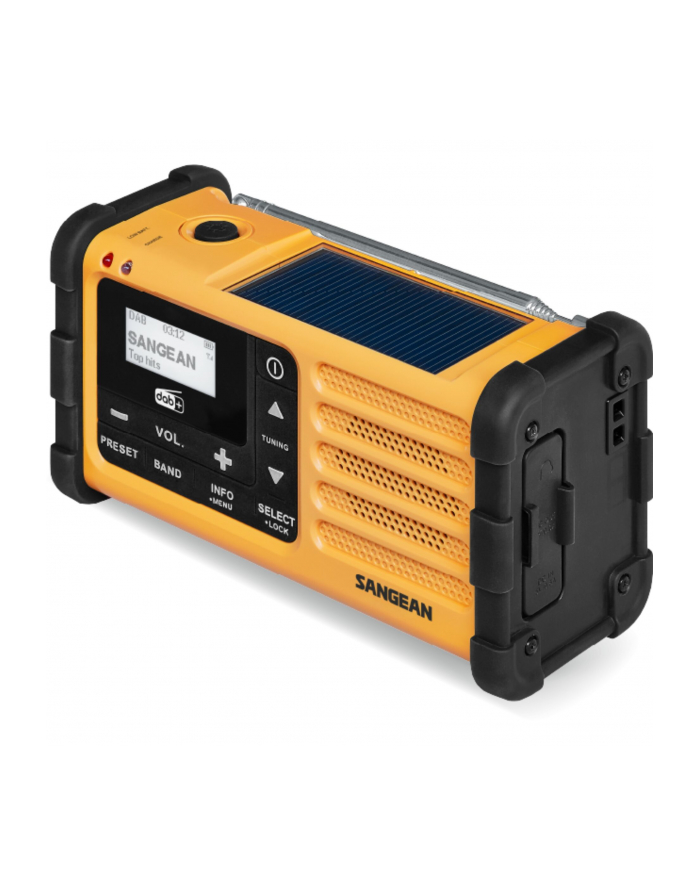 Sangean MMR-88 DAB+ (USB-C) gelb Notfall/Kurbel/Solar Radio główny