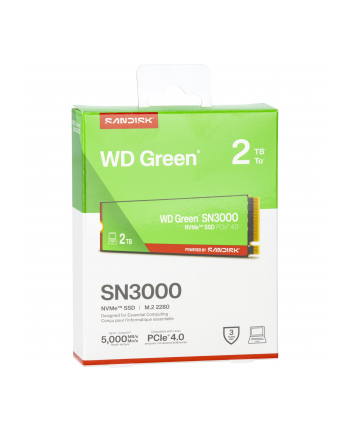 Western Digital Green SSD    2TB M.2 2280 PCI 4.0 SN3000 nr 1