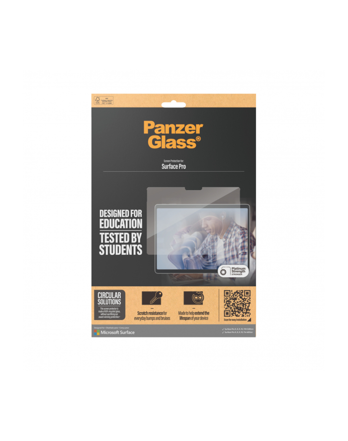 PanzerGlass Screen Pczerwonyector Microsoft Surface Pro 8 9 10 11 główny