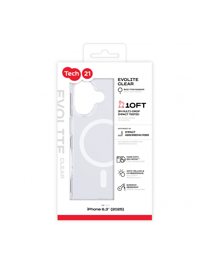 tech 21 Tech21 EvoLite etui z MagSafe do iPhone 17 przezroczysty główny