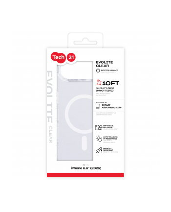 tech 21 Tech21 EvoLite etui MagSafe do iPhone 17 Air przezroczysty