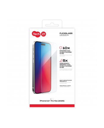 tech 21 Tech21 FlexGlass Ultra Clear do iPhone 17 Pro Max przezroczyste