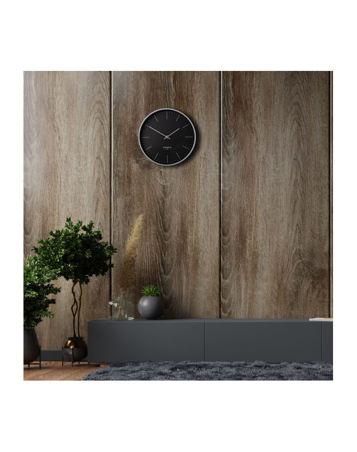 KIENZLE DCF Radio-Control.Wall Clock Modern anthracite 25 cm główny