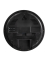 KIENZLE DCF Radio-Control. Wall Clock w. Room Temp.Display black - nr 2