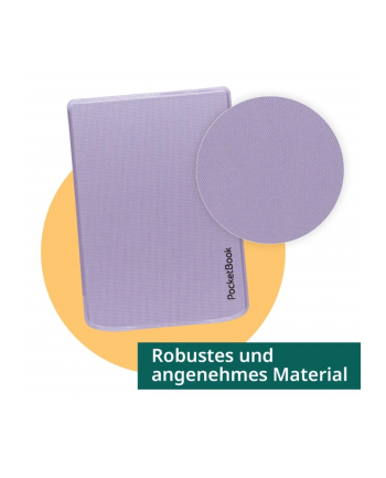 PocketBook Shell Cover Transparent Light Purple nr 1